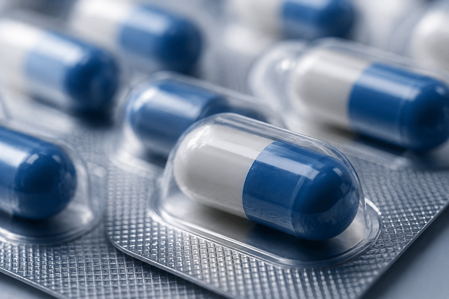Pharmaceutical capsule blister packaging